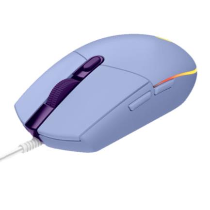 Mouse Logitech G203 LIGHTSYNC Gaming 8000 dpi 6 Botones Color Lila 2