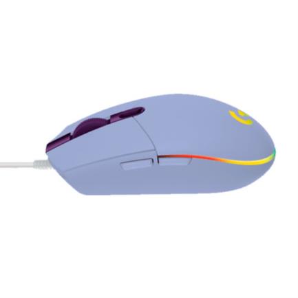 Mouse Logitech G203 LIGHTSYNC Gaming 8000 dpi 6 Botones Color Lila 3