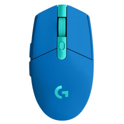 Mouse logitech g305 lightspeed gaming inalámbrico sensor hero 6 botones color azul