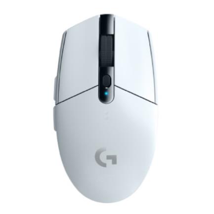 Mouse logitech g305 lightspeed gaming inalámbrico color blanco