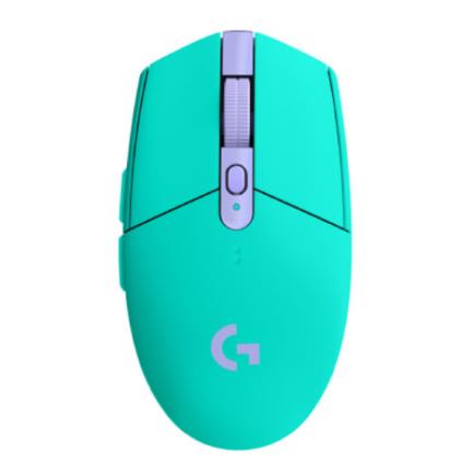 Mouse logitech g305 lightspeed gaming inalámbrico color menta