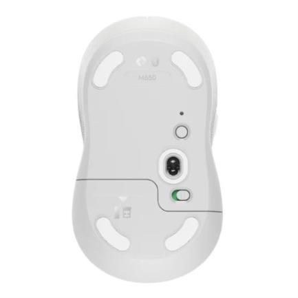 Mouse Logitech Signature M650 Medium Wireless 400 dpi Color Blanco Crudo 5
