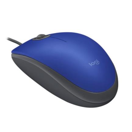 Mouse Logitech M110 Silent Alámbrico 1000dpi Color Azul 2