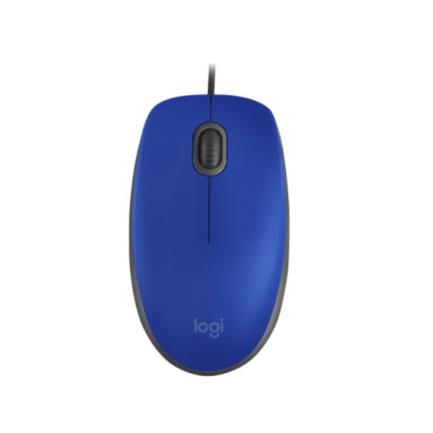 Mouse Logitech M110 Silent Alámbrico 1000dpi Color Azul 3