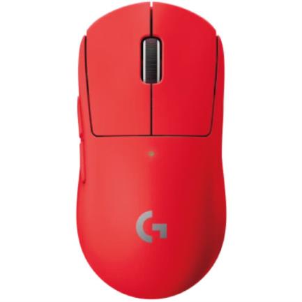 Mouse logitech pro x superlight gaming lightspeed 100-25600 dpi color rojo