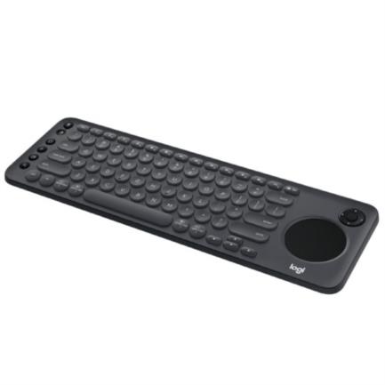 Teclado Logitech K600 TV Inalámbrico Touchpad Color Negro