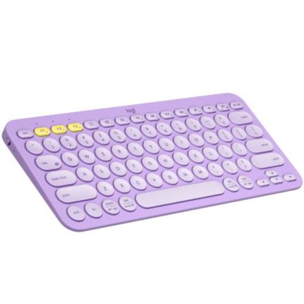 Teclado Logitech K380 Multi-Device Inalámbrico Bluetooth Color Lavender Limonade