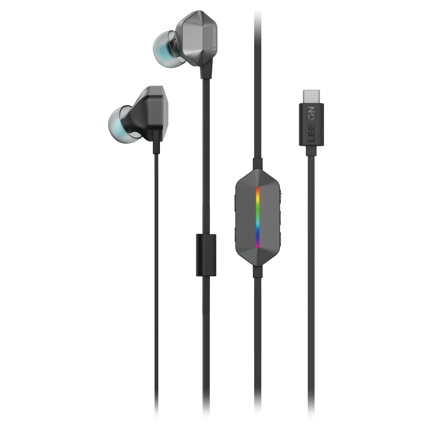 Accesorios Lenovo Auriculares Lenovo Legion E510 Gaming In-Ear RGB USB Tipo C Color Gris 2