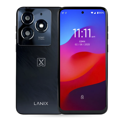 Celular Lanix Alpha 6 Negro+Bocina Xpocke