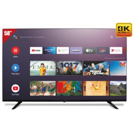 Televisor Lanix LED 65" Smart TV UHD 4K Resolución 3840x2160 Compatible Hey Google/Chromecast