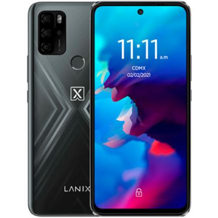 Smartphone lanix alpha 5v 6.6" fhd 64gb/4gb nano dual sim cámara 16mp+5mp+2mp+2mp/8mp mediatek android 11 color negro