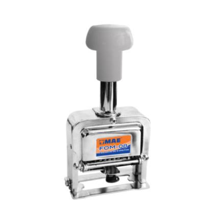 Foliador mae fom-08 semiautomático de 8 dígitos