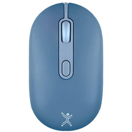 MOUSE RECARGABLE PERFECT CHOICE 2.4GHZ+BT CLIC SILENCIOSO COLORI - AZUL 2