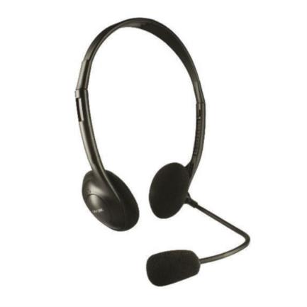 Diadema easy line estéreo sonido alta calidad control volumen color negro