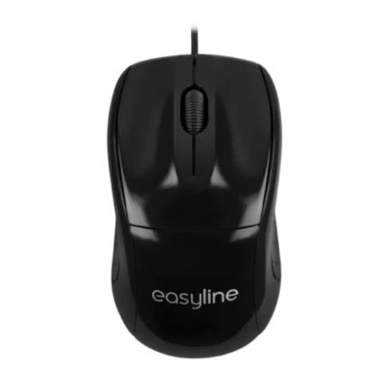 Mouse optico alambrico easy line by perfect choice negro usb compatible con windows xp,vista,7/mac os