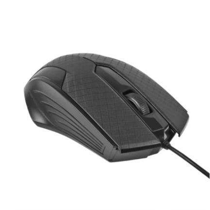 Mouse Easy Line Óptico Alámbrico USB 1200dpi Color Negro