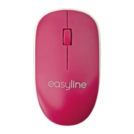 Mouse inalambrio 1 000 dpi viva easy line by perfect choice magenta