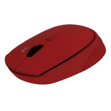 Mouse Inalámbrico Óptico Perfect Choice Ajustable 800-1200-1600dpi Ergonómico Color Rojo 4