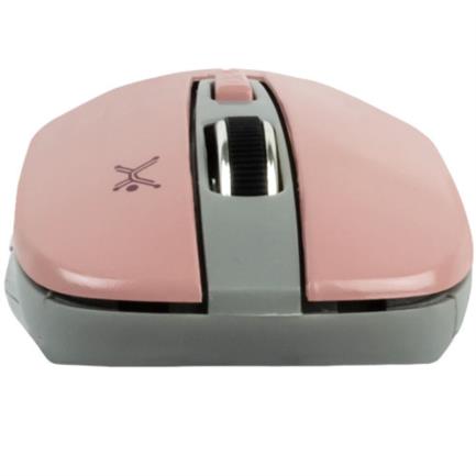 Mouse Inalámbrico Perfect Choice Essential Ajustable 800-1200-1600dpi Color Rosa 2