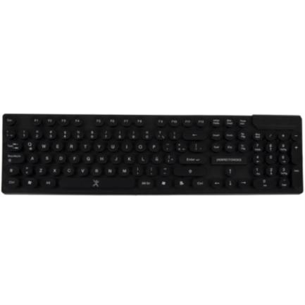 Kit Teclado y Mouse Perfect Choice Black Round Inalámbrico USB Color Negro