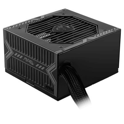 Fuente de Poder 750W MSI MAG A750BN PCIE5 80 PLUS Bronze 24-pin ATX 120mm