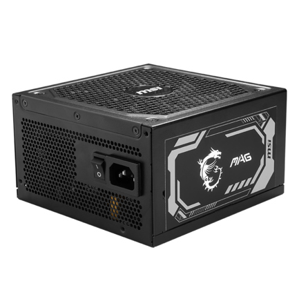 Fuente de Poder 1250W MSI MAG A1250GL PCIE5 80 PLUS Gold ATX Modular 24-pin ATX 135mm 3