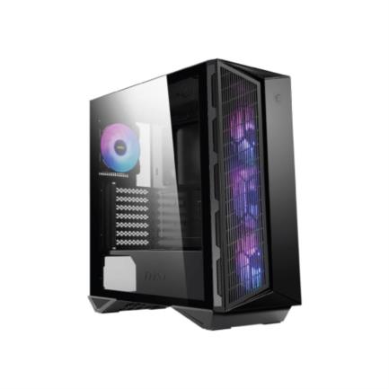 Gabinete Gamer MSI MPG Gungnir 111R Mid Tower ITX mATX ATX 4xFan ARGB Cristal Templado Color Negro