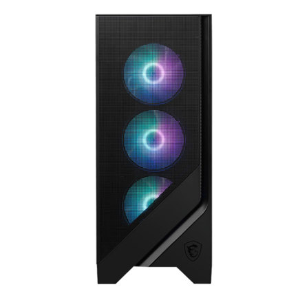 Gabinete MSI MAG Forge 321R Airflow Cristal TEMP ATX MIDI-TOWER ATX/MICRO-ATX/MINI-ITX sin Fuente 4 Ventiladores Negro