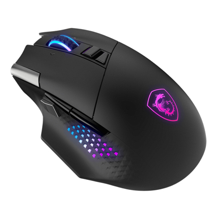 Mouse Inalámbrico Gamer MSI Versa Pro Wireless 26000 dpi RF Wireless/Bluetooth/USB-C Negro