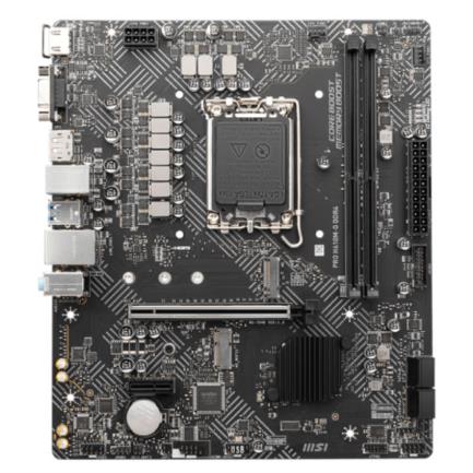 Tarjeta Madre MSI PRO H610M-G 2xDDR4 64GB 3200Mhz PCIe 4.0 M.2 1xHDMI 1xVGA 1xDP S1700 12th 13th Gen mATX
