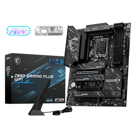 Tarjeta Madre MSI Z890 GAMING PLUS WIFI ATX LGA 1851 Intel Z890 256GB DDR5 HDMI/DP para Intel 2