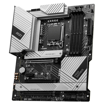 Tarjeta Madre MSI PRO Z790 A MAX WIFI SOCKET 1700 4 DDR5 7800 HDMI DP4 M.2 ATX 2