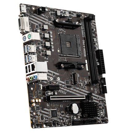 Tarjeta Madre MSI B550M-A PRO Micro-ATX Socket AM4 AMD B550 64GB DDR4 HDMI para AMD