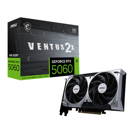 Tarjeta de Video MSI GEFORCE RXT 5060 Ventus 2X OC 8G VG-MSI G5060-8V2 3