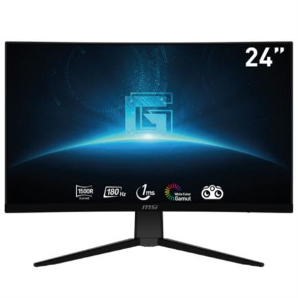 Monitor MSI Curvo Gaming G2422C 24" VA FHD 1920x1080 2xHDMI 1xDP 1ms MPRT 180Hz Adaptive Sync Color Negro
