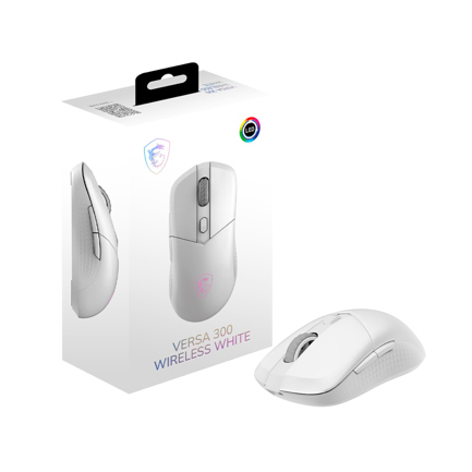 Mouse MSI Versa 300W Wireless 8000 DPI 6 Botones Blanco 2