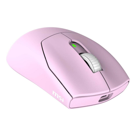 Mouse MSI Forge GM340 W Violet Wireless 2.4GHz 12000 DPI 6 Botones Violeta