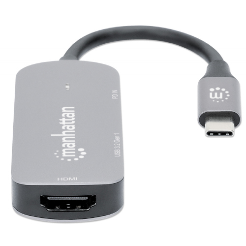 Docking Manhattan USB-C  3 Ptos HDMI 4K@60Hz USB-C 2