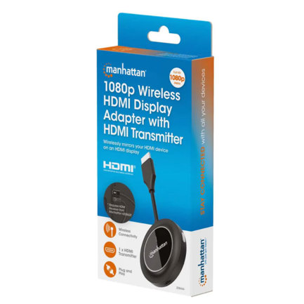 Transmisor Inalámbrico de Video Manhattan HDMI 1080p