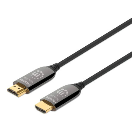 Cable Manhattan HDMI 2.1 Fibra Optica 10M 8ka60Hz Certificado 2