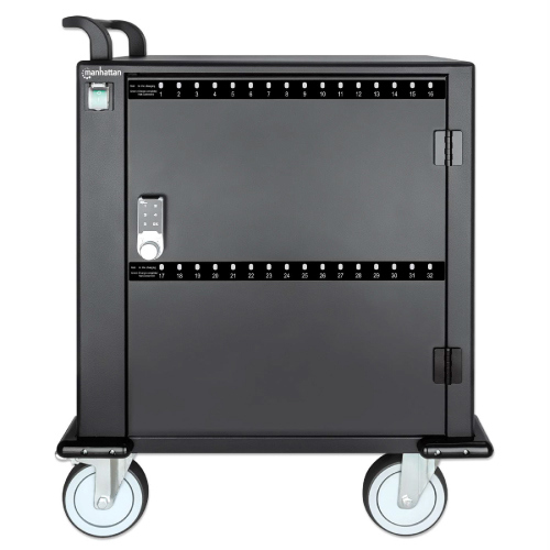 Gabinete de Carga MANHATTAN de 32 ptos USB-C puerta metal