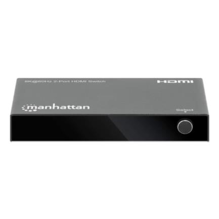 Switch Manhattan HDMI de 2 Puertos 8K-60Hz 2 Entradas/1 Salida
