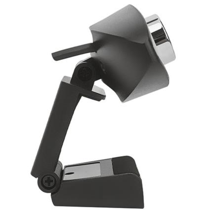 Cámara Web Manhattan Alta Definición HD 720p USB Micrófono Base Ajustable Color Negro 2