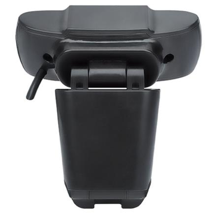 Cámara Web Manhattan Full HD 1080p USB Micrófono Base Ajustable Color Negro