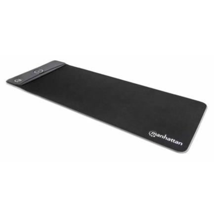 Mousepad Manhattan Gaming XXL Luz LED con Cargador Inalámbrico Color Negro 2