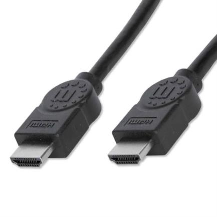 Cable Manhattan HDMI 1.3 M-M Alta Velocidad Blindado 22.5m Color Negro
