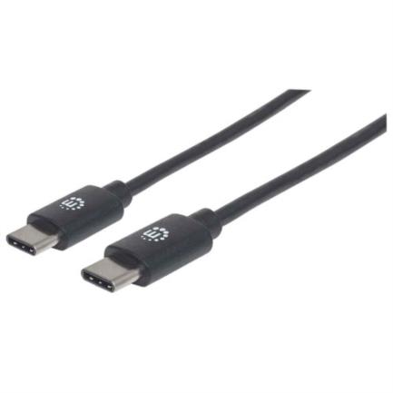 Cable Manhattan USB-C 2.0 Alta Velocidad 2m Color Negro
