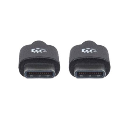 Cable Manhattan USB-C 2.0 Alta Velocidad 2m Color Negro 2