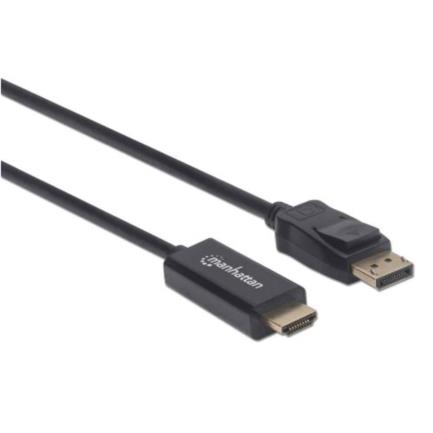 Cable Manhattan DisplayPort/HDMI-M 4K 1m Color Negro 3
