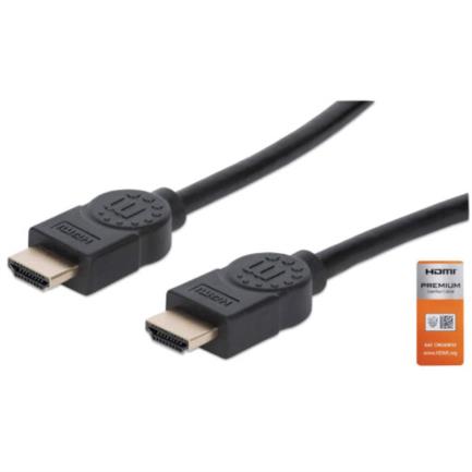 Cable Manhattan HDMI Alta Velocidad con Canal Ethernet Premium 9m Color Negro